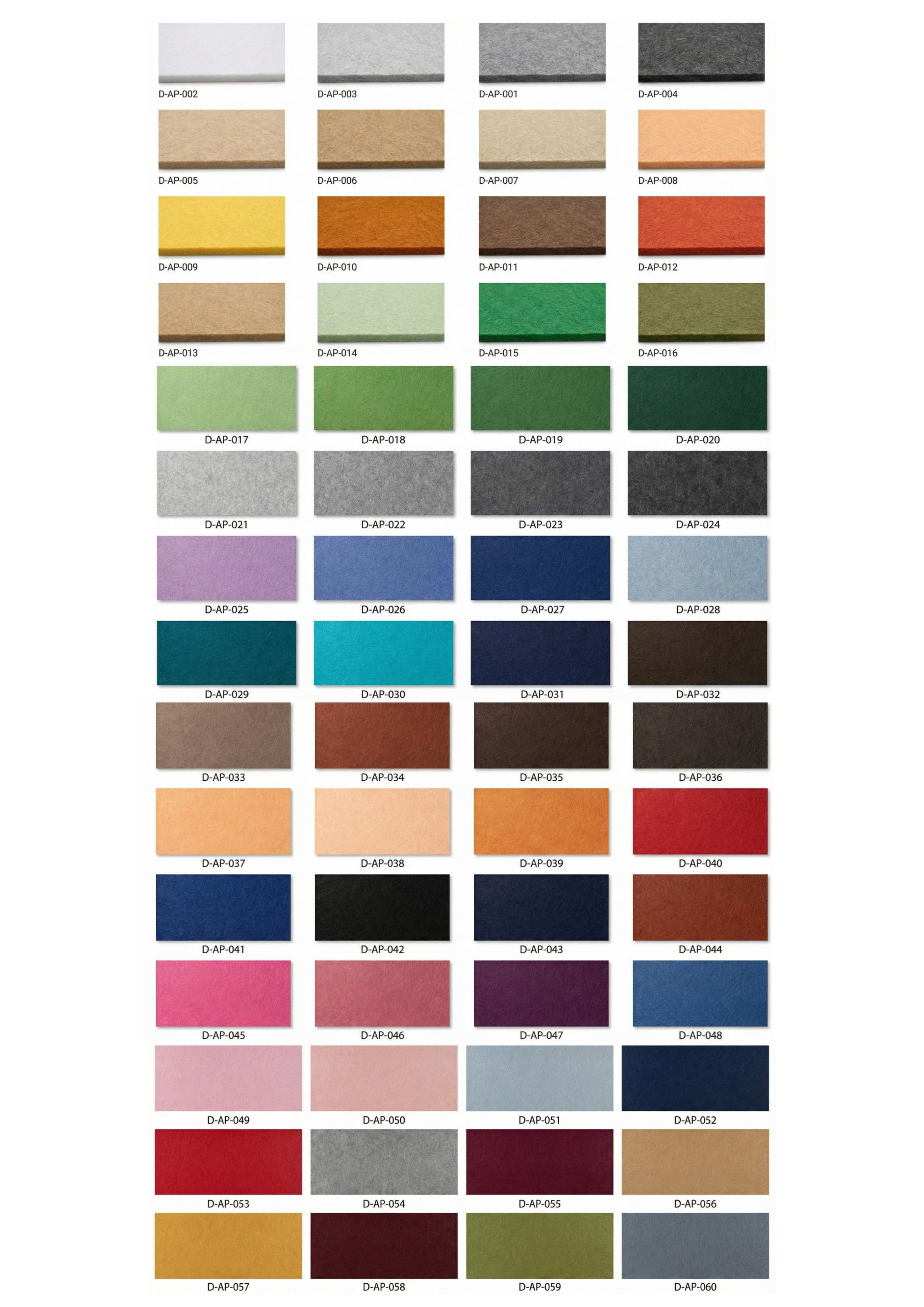 PET Color Palette
